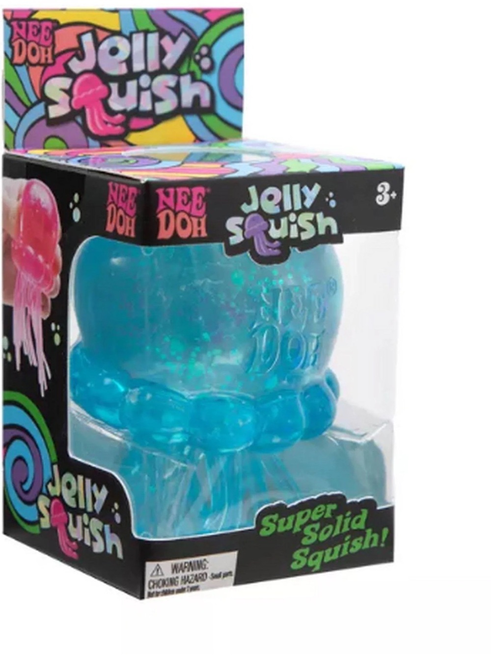 NeeDoh Jelly Squish Stress Toy Jellyfish Fidget Sensory Squeeze Squishy Toy